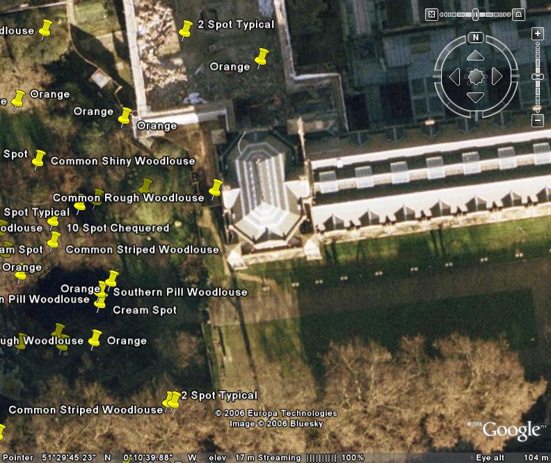 AditLink - Google Earth Sample Output (HLF Project at Natural History Museum)